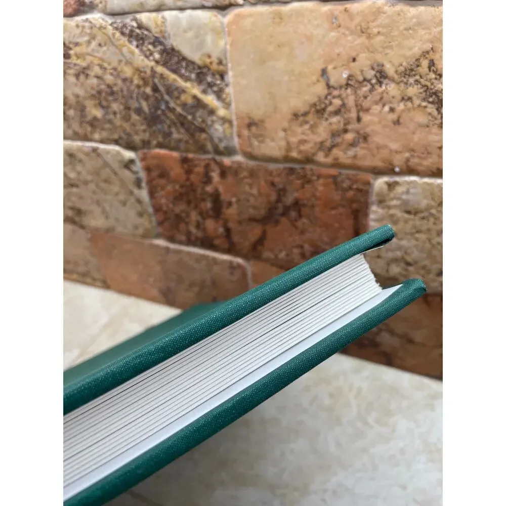 Album Scrapbook Creative Memories 12x12 Green Gold Expandable Post Bound